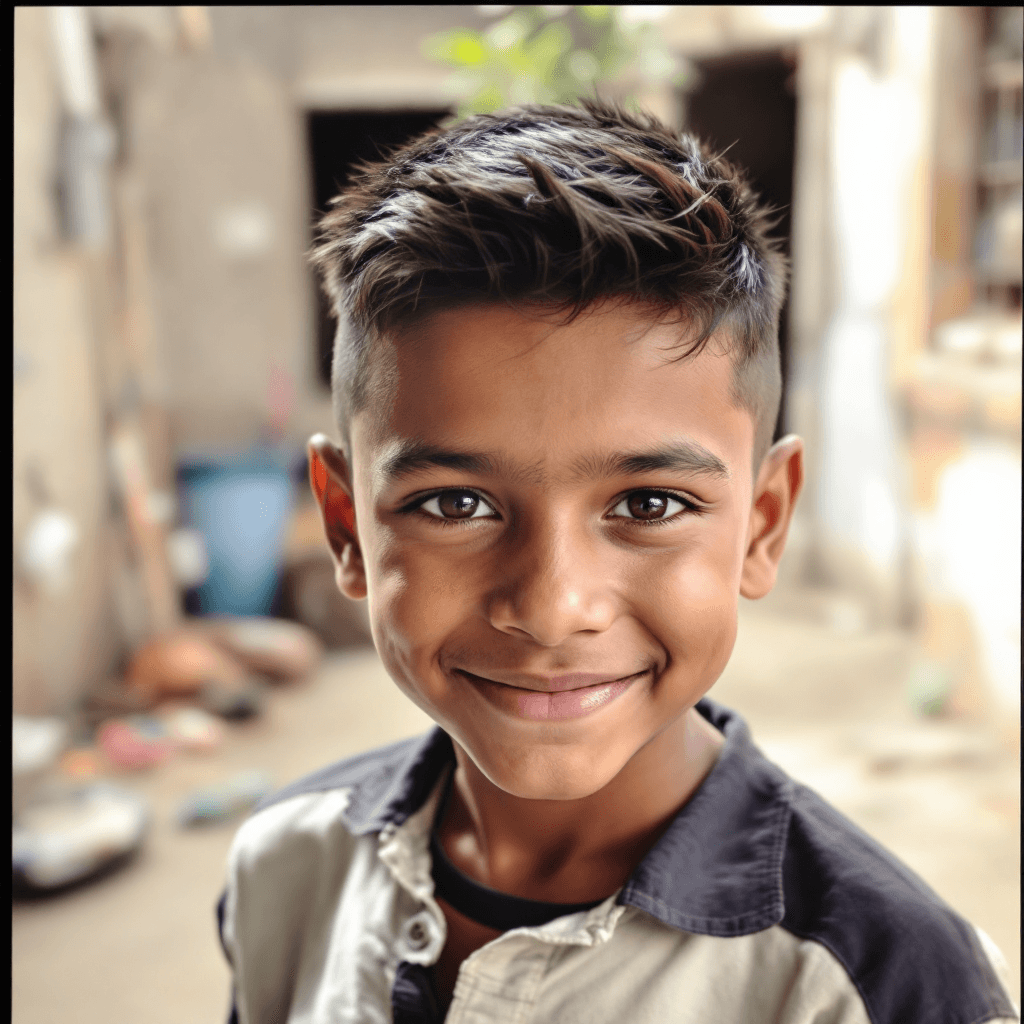 Original photo for holi-boy