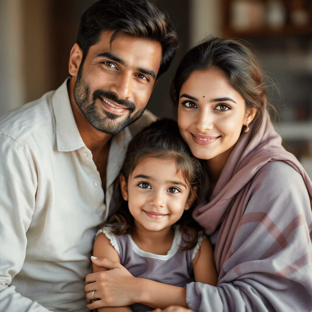 The family photo behind Eid Mubarak, Zara!